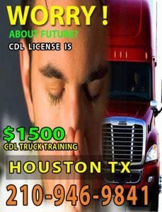 Cdl Training Houston Tx Truck Driving School Houston 1500