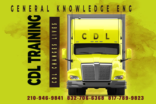 gNENERAL KNOWLEDGE CDL TRAINING FREE