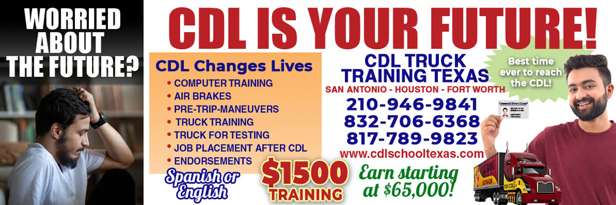 how do i get cdl Texas? image show the options to get a cdl in texas